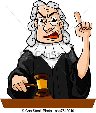 Judge Clipart Judge Makes Verdict Judge