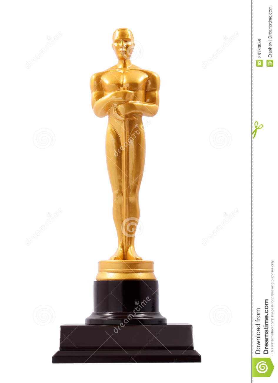 Oscar Award Clipart Gold Oscar Statue Clipart