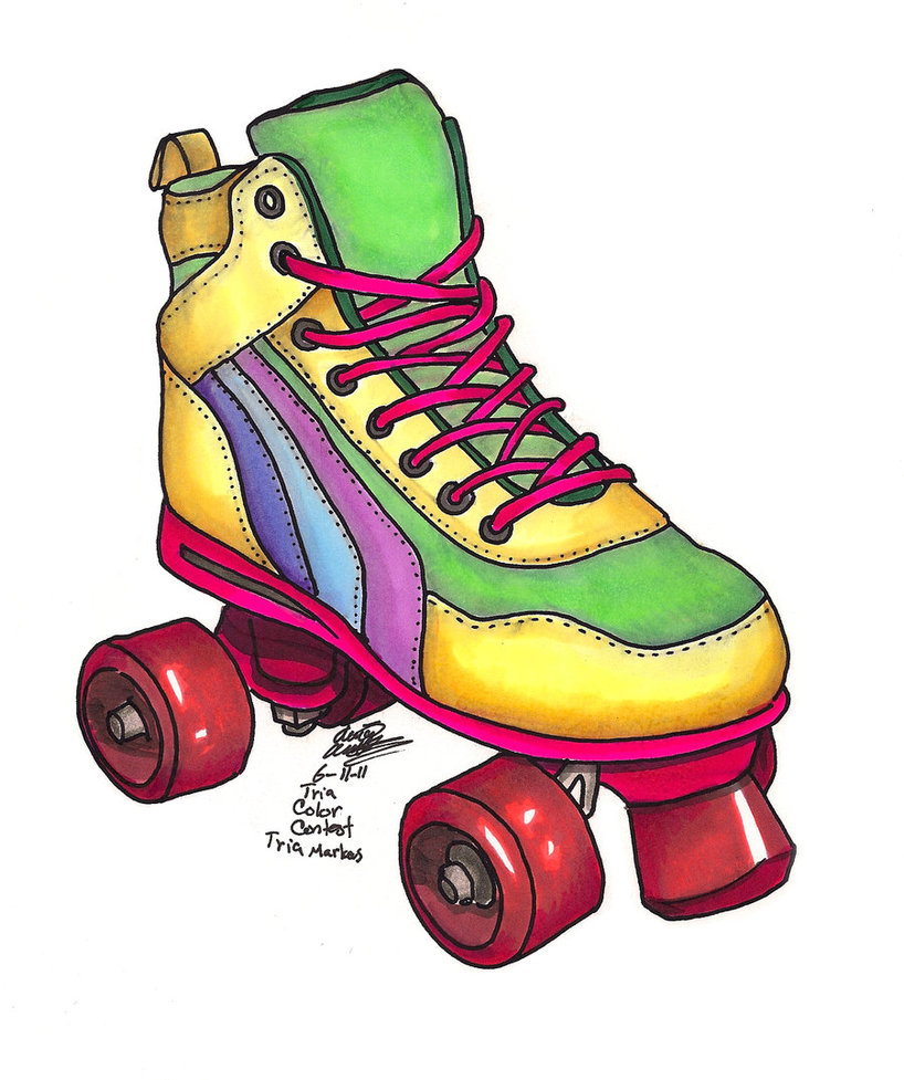 80s Roller Skate Clipart   Free Clip Art Images