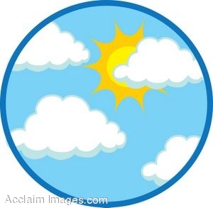 Clipart Of Sunny Skies  1