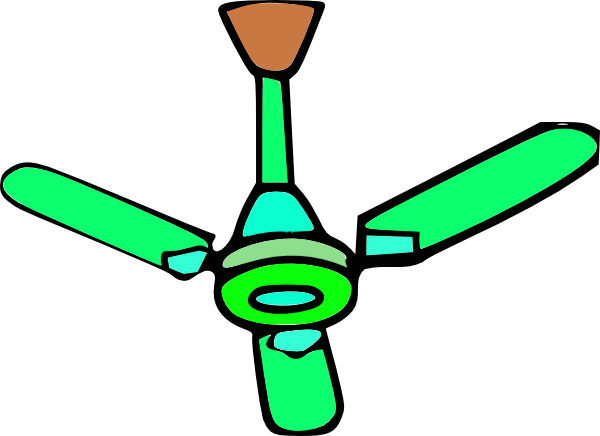 Green Ceiling Fan Clip Art At Clker Com   Vector Clip Art Online