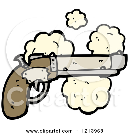 Cartoon Of A Space Ray Gun   Royalty Free Vector Illustration By