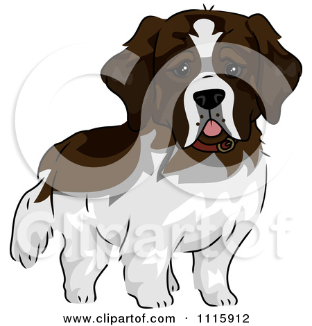 Clipart Of A Boston Terrier And Dog Dessed In Clothes   Royalty Free