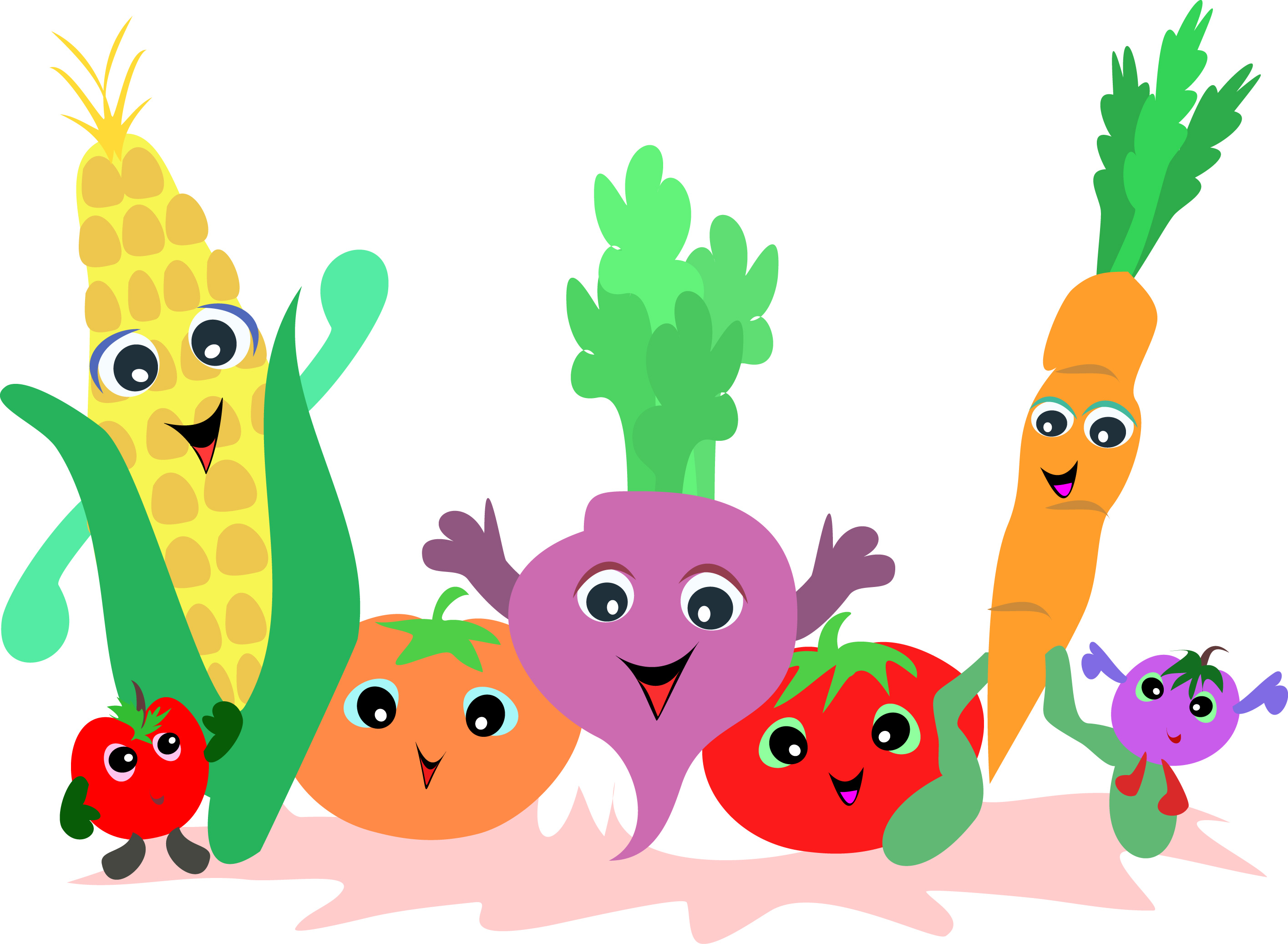 Fruit And Vegetable Clipart Black And White Clipart Of Fruits And