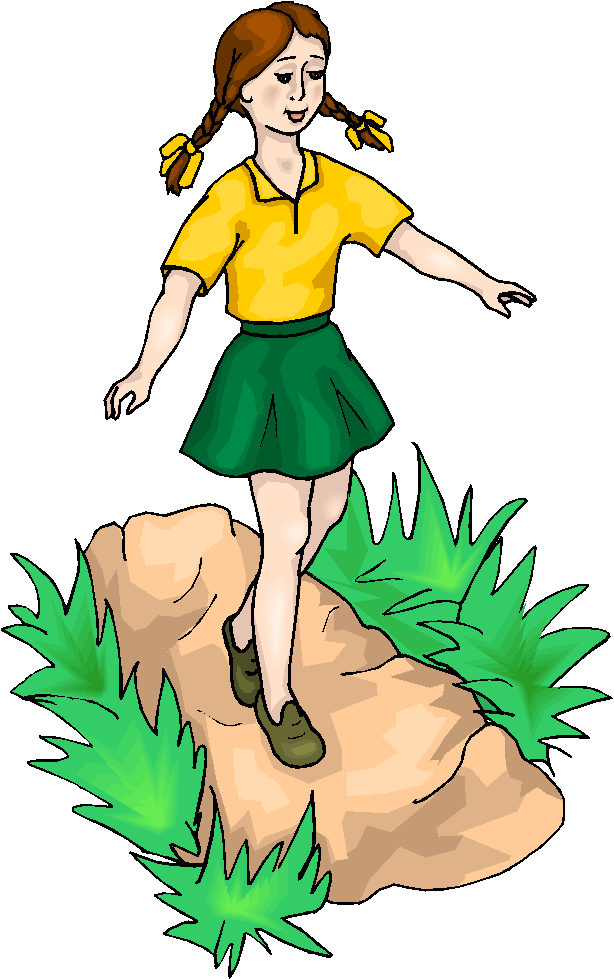 Girl Walk At The Park Free Clipart   Free Microsoft Clipart
