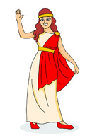 Ancient Greek Clipart Costume Woman Ancient Greece