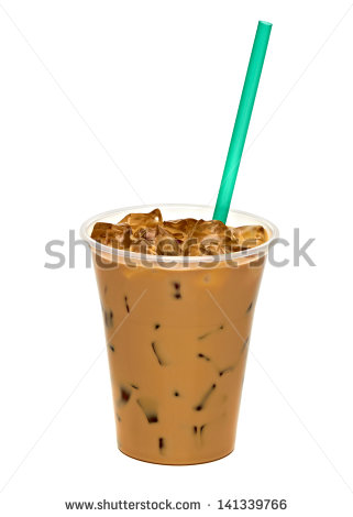 Iced Coffee Clipart Iced Coffee In Takeaway Cup On