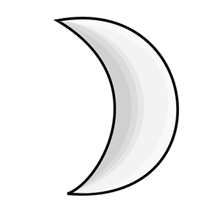 Moon  Silver  Clipart Cliparts Of Weather Symbols  Moon  Silver
