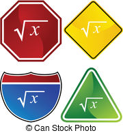 Square Root Vector Clip Art Illustrations  587 Square Root Clipart Eps