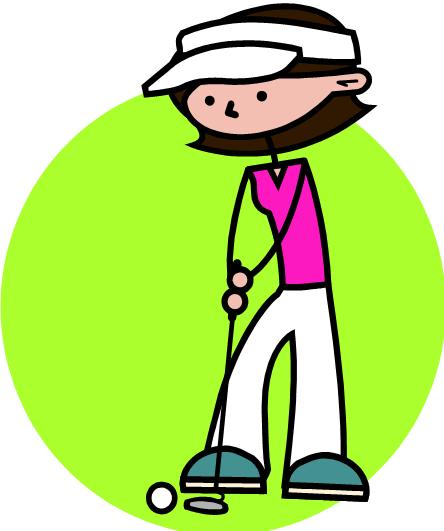 Clip Art Lady Golfer Pictures