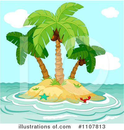 Island Clipart  1107813   Illustration By Pushkin