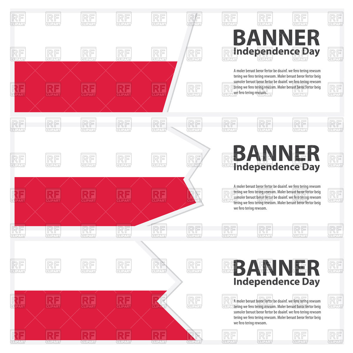 Poland Flag Banners 88900 Download Royalty Free Vector Clipart  Eps
