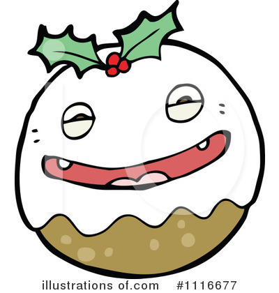 Christmas Pudding Clipart  1116677 By Lineartestpilot   Royalty Free