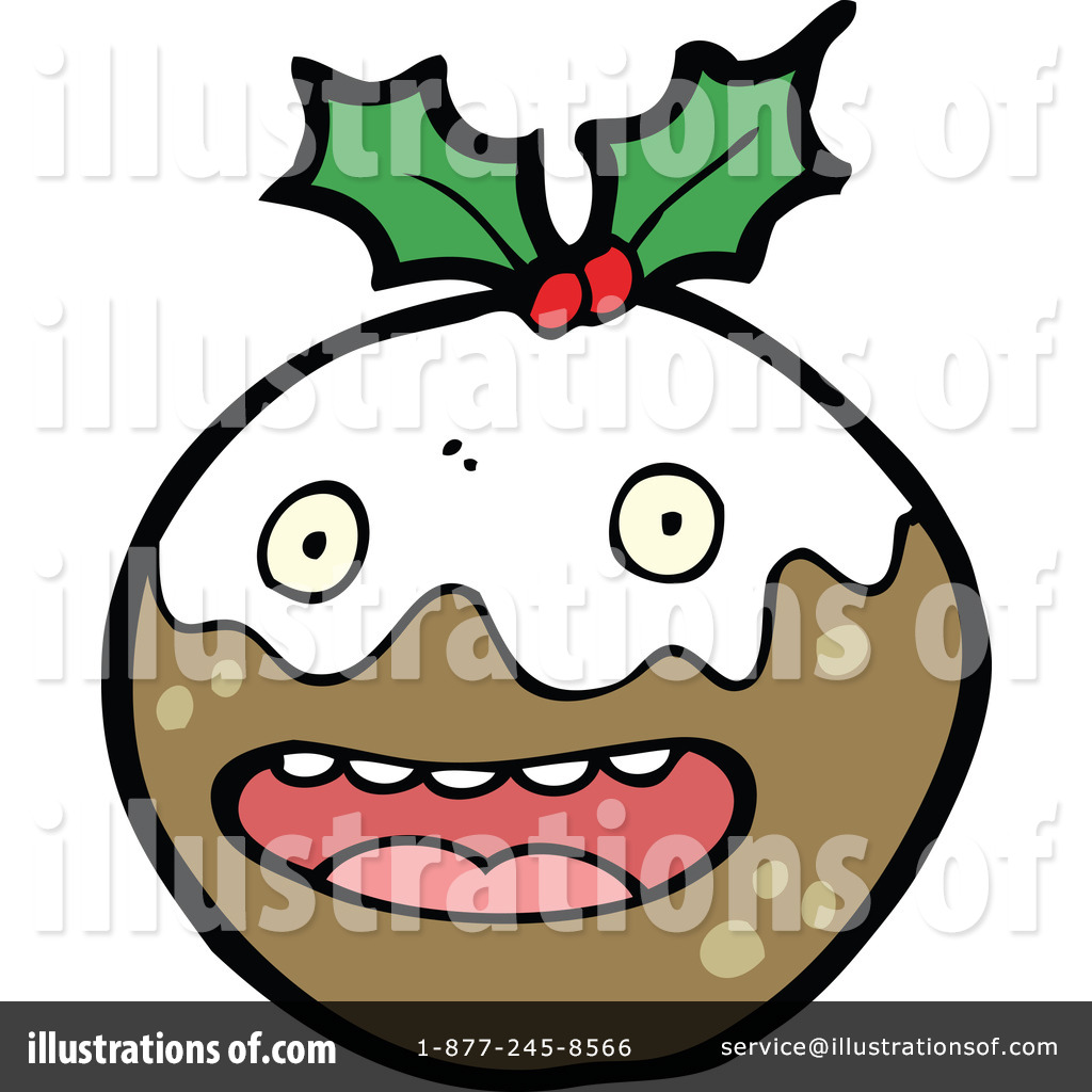 Royalty Free  Rf  Christmas Pudding Clipart Illustration  1117499 By