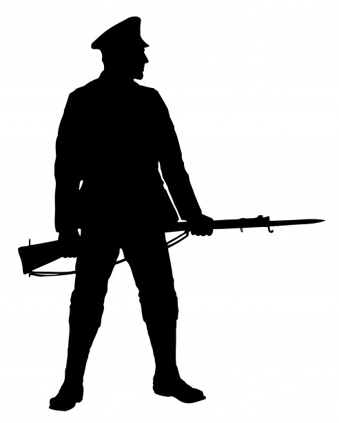 Soldier With Rifle Clipart Free Stock Photo   Public Domain Pictures