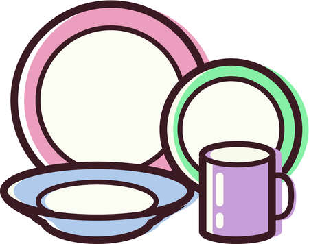Clipart Cliparts Colored Coloured Creation Creations Cup Cups Dish