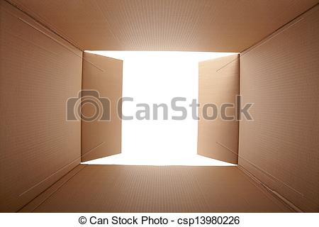 Stock Photo Of Cardboard Box Inside View Csp13980226   Search Stock