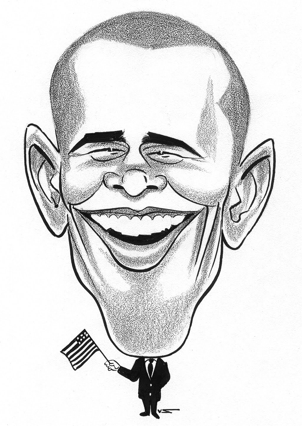 Сатирические шаржи человека. Сатирический портрет Обама. Дружеский шарж легкий Барак Обама. Мишустин сатирический портрет.