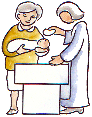 Baby Baptism Clip Art
