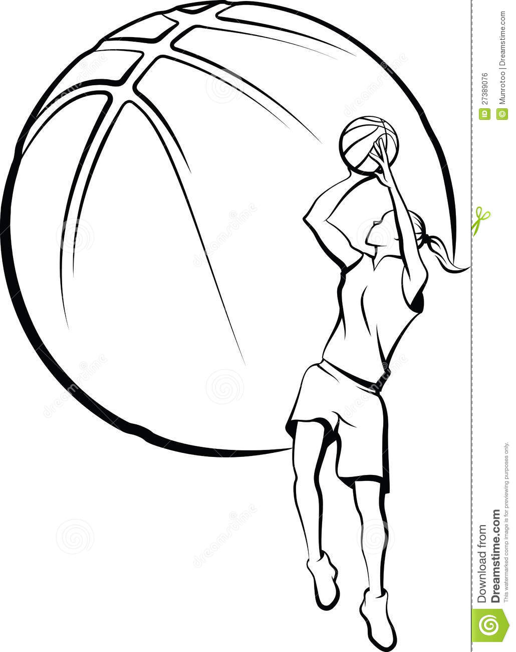 Basketball Player Shooting Clip Art Basketball Player Shooting