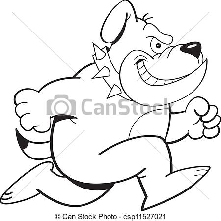 Bulldog Logo Http   Www Canstockphoto Com Cartoon Running Bulldog