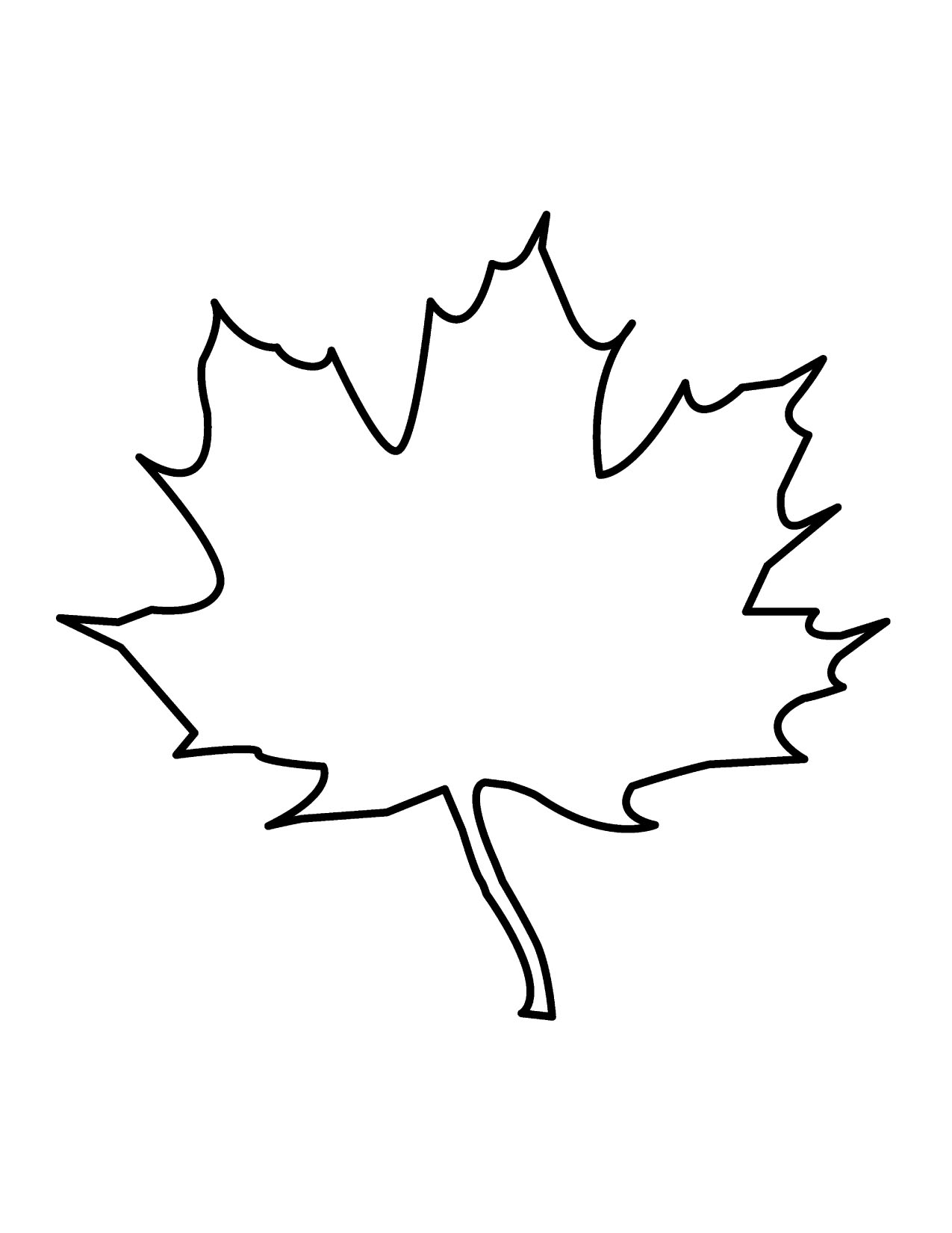 18 Fall Leaves Outline Free Cliparts That You Can Download To You