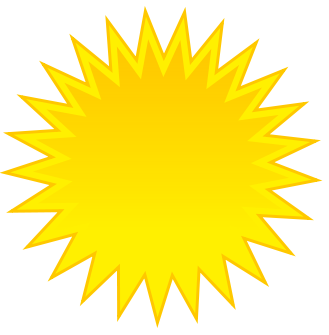 Free Clipart Of Sun Clip Art Of A Bright Shining Yellow Sun