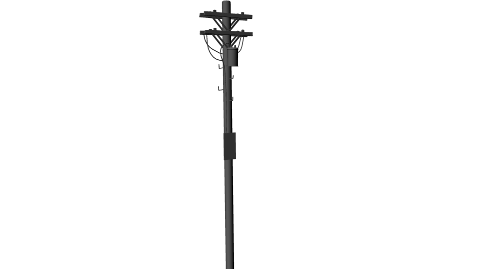 Then Duplicated This Telephone Pole Translated It In The X Axis