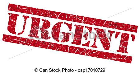 Clip Art Of Urgent Red Grunge Stamp Csp17010729   Search Clipart