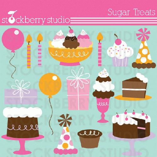 My Grafico Sweet Treats Clipart Super Sweet Graphics To Digitize