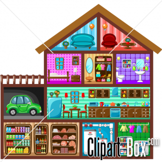 Related House Cutout Cliparts