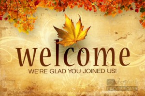 Welcome Fall Clip Art
