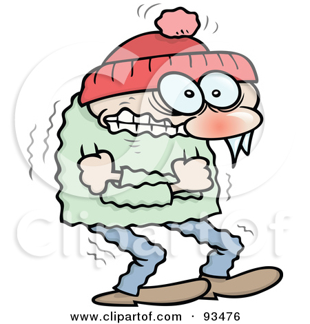 Person Freezing Clipart Cold Clip Art