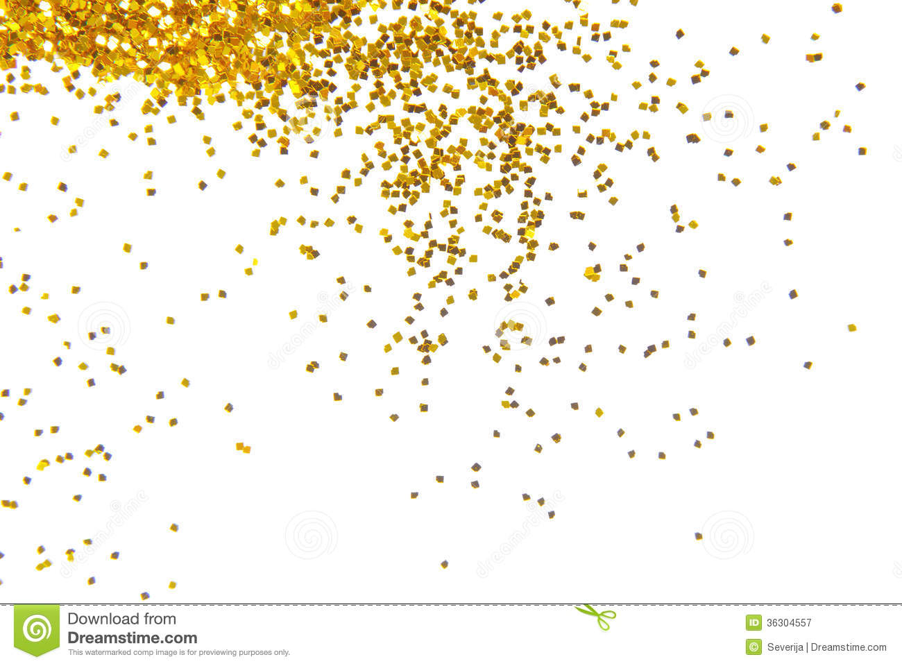 Royalty Free Stock Photography  Golden Glitter Background