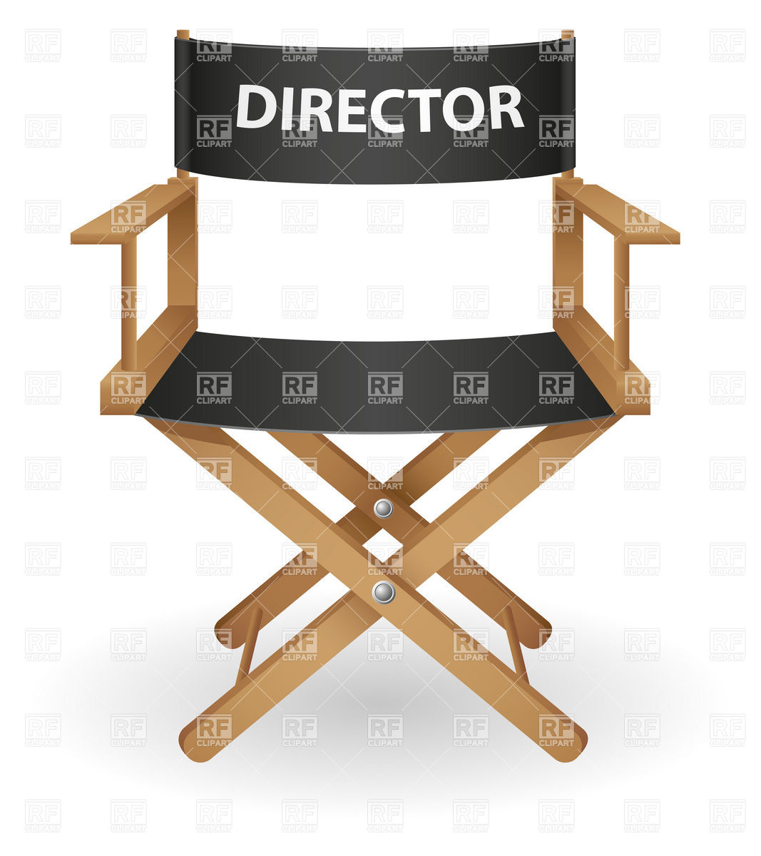 Movie Director S Portable Chair Download Royalty Free Vector Clipart