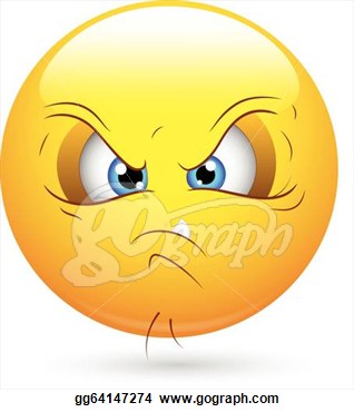 Clipart   Unhappy Smiley Face  Stock Illustration Gg64147274