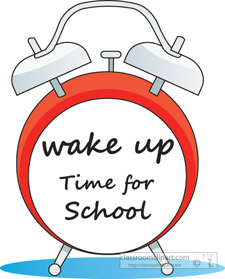 Download Wake Up Time For School Filetype Size Png With