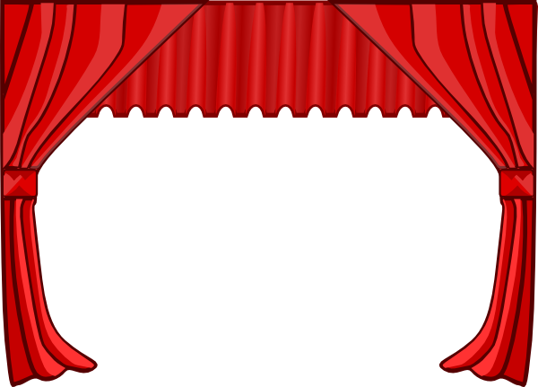 Stage Curtains Clipart  Theater Curtains Clip Art