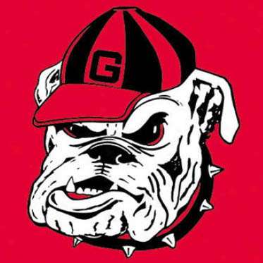 Georgia Bulldog Hat Logo   Signtorch Turning Images Into Vector Cut