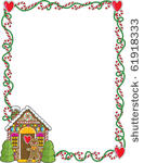Gingerbread House Clip Art Border Images   Pictures   Becuo