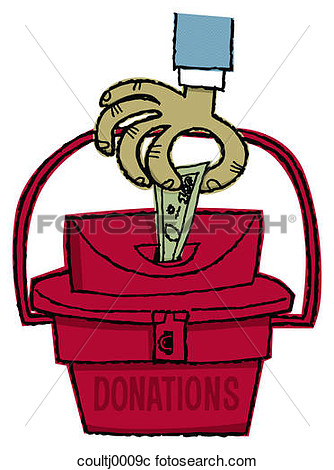 Stock Photography Of Donations Donating Money Cash Giving Charity