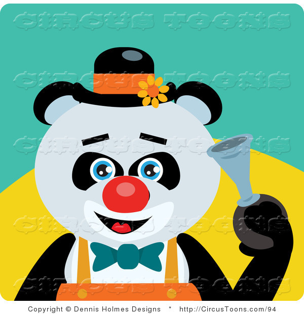 Cartoon Clown Honking A Horn Royalty Free Clip Art Image Pictures