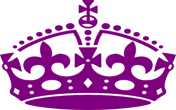 Jubilee Crown Purple Clip Art At Clker Com   Vector Clip Art Online    