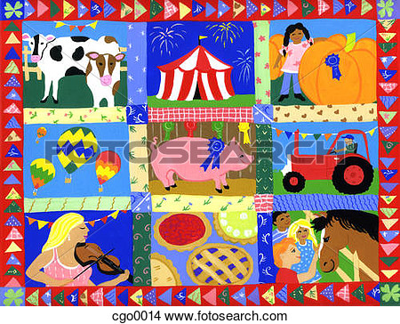 Montage Of County Fair Events And Animals Cgo0014   Search Clip Art