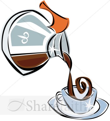 Pot Of Decaf Coffee   Coffee Hour Clipart