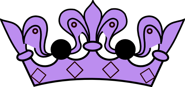 Purple Crown Clip Art At Clker Com   Vector Clip Art Online Royalty