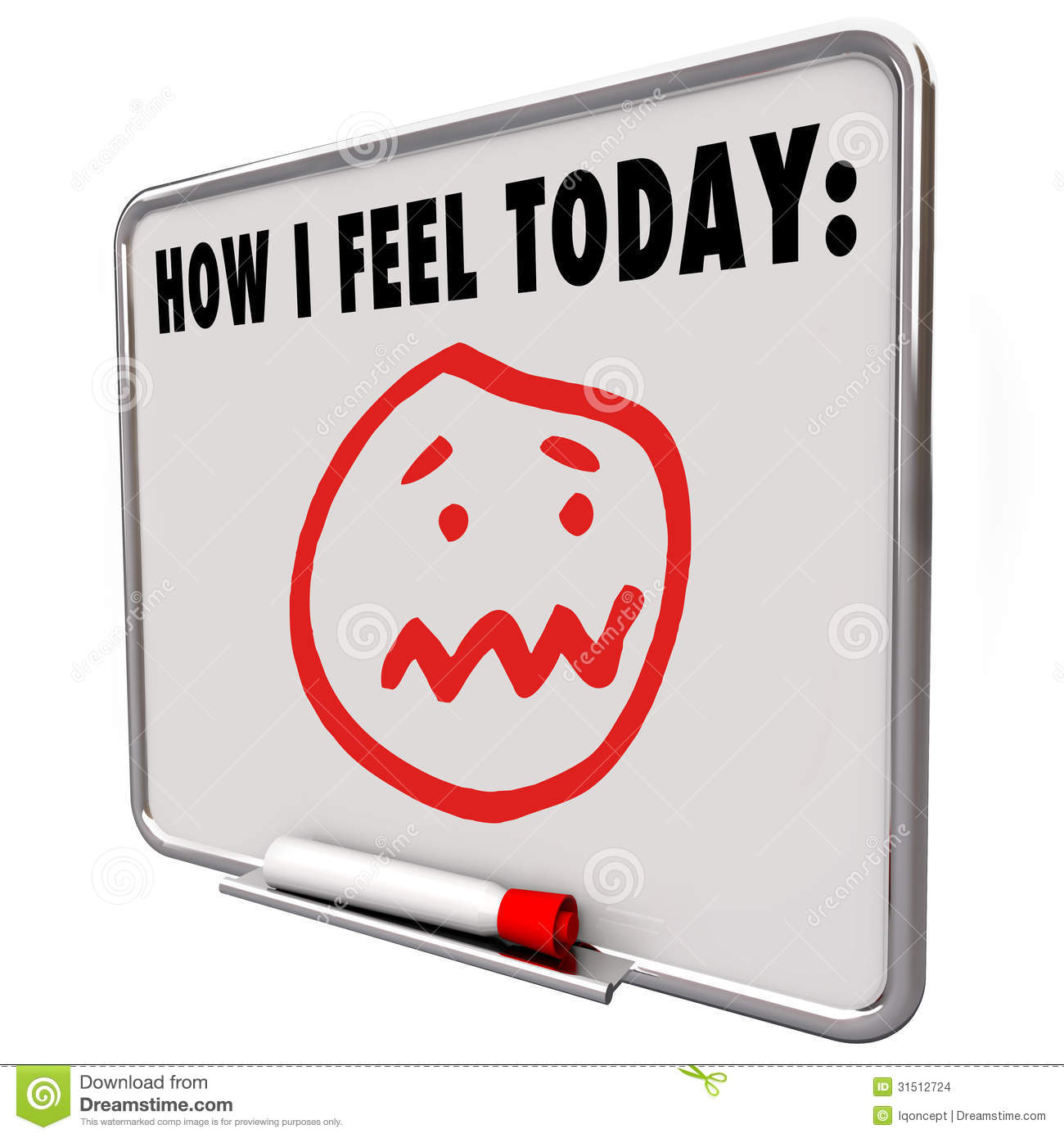 How I Feel Today Stressed Overworked Frustrated Sad Face Stock Images