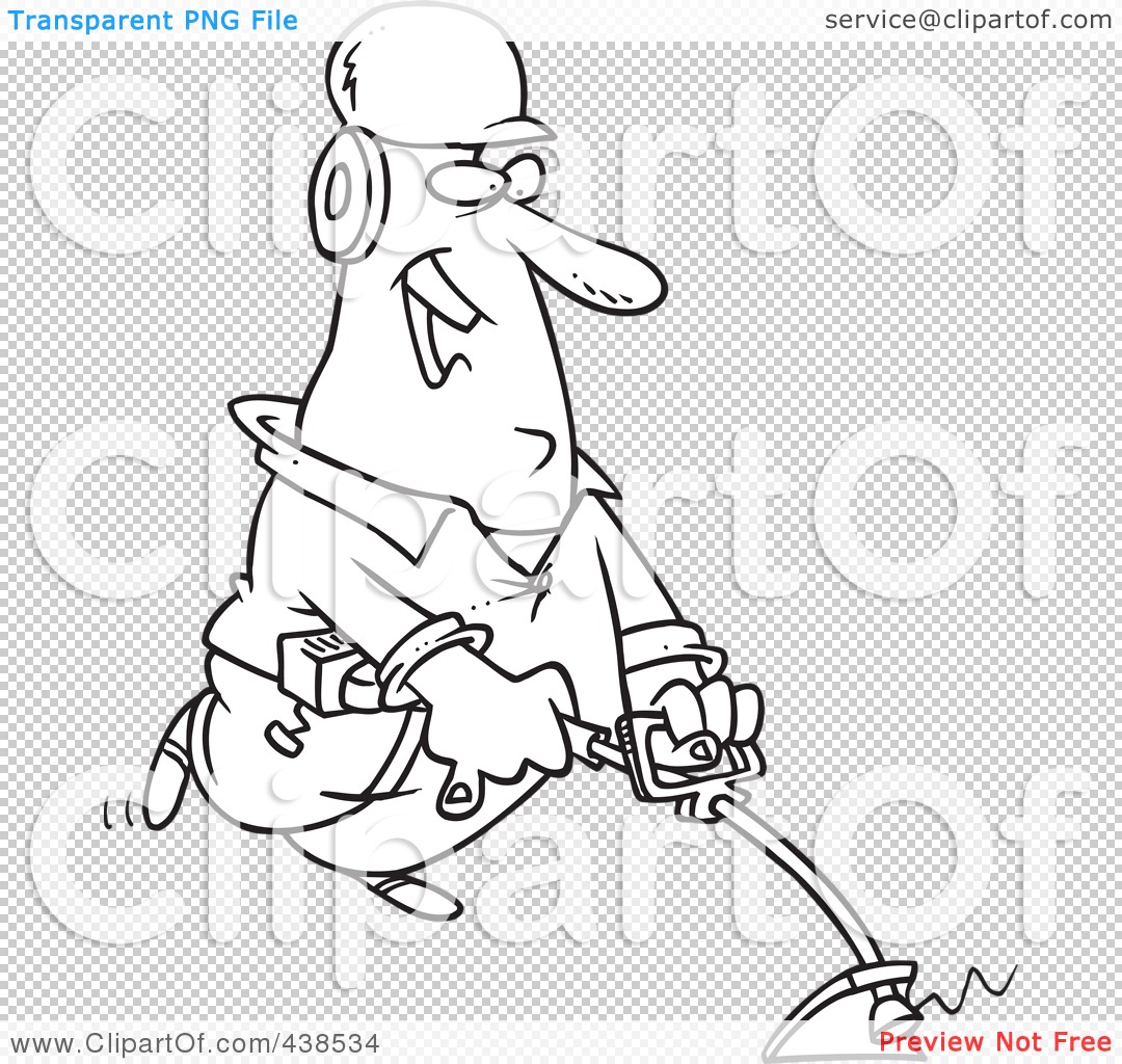 Royalty Free  Rf  Clip Art Illustration Of A Cartoon Black And White