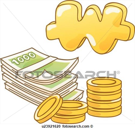 Clipart   Bills Icons Bill Coins Coin Payment Icon  Fotosearch