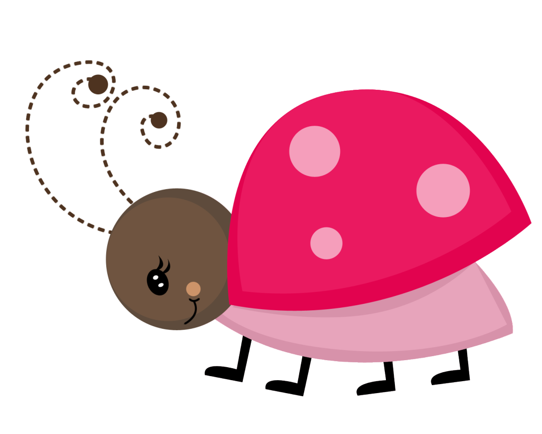 Pink Ladybug Clipart
